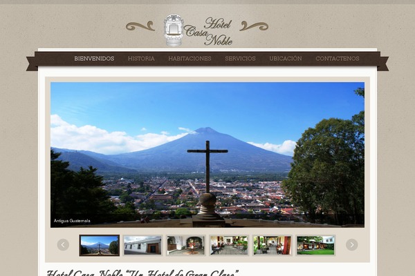 hotelcasanoble.com site used Queenhotel
