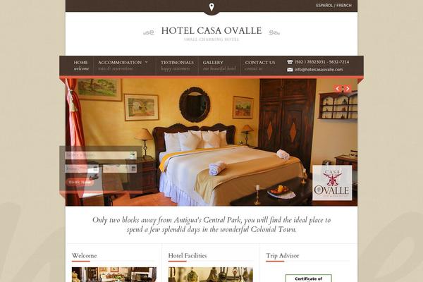 Nice Hotel theme site design template sample