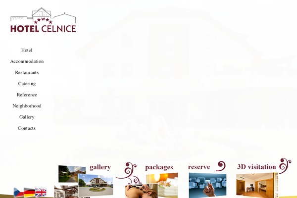 Hotel theme site design template sample