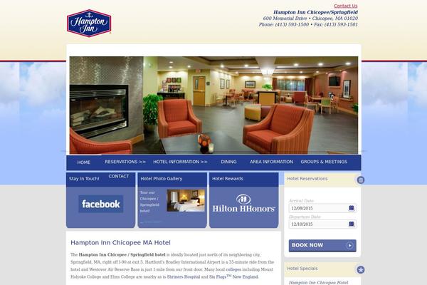 Hotel theme site design template sample