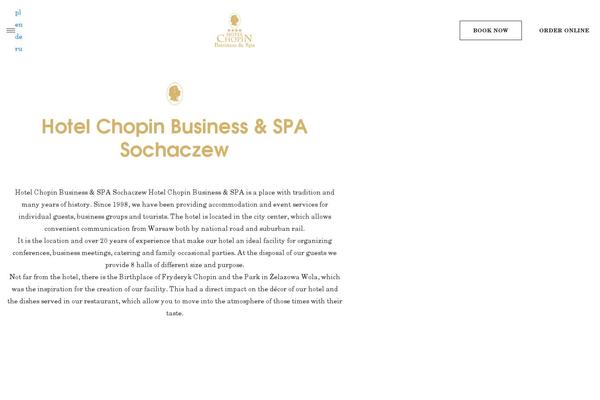 hotelchopin.pl site used Hotel