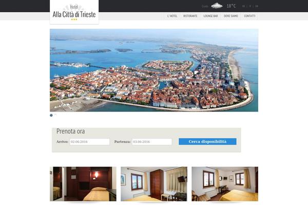 Paradisehotel theme site design template sample