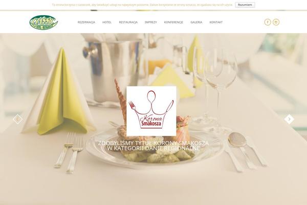hotelclassic.pl site used Holiday