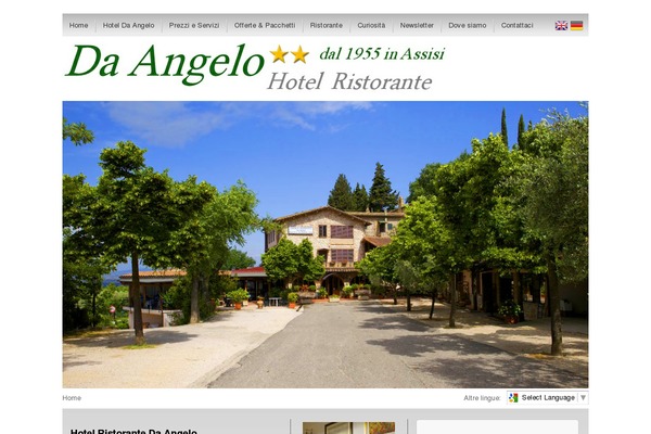 Istituzionale theme site design template sample