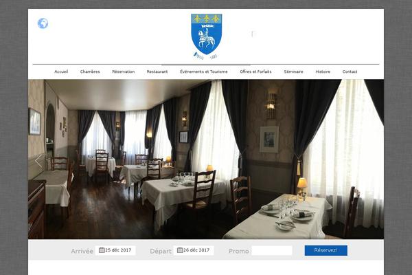 Ristorante theme site design template sample