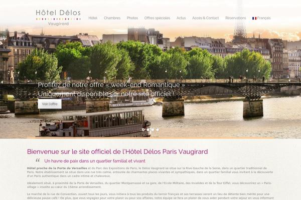 hoteldelosparis.fr site used Monkyo