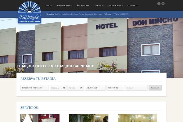 Anchor theme site design template sample