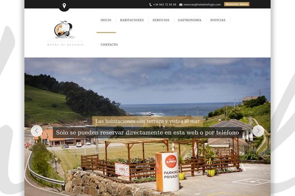 Soho Hotel theme site design template sample
