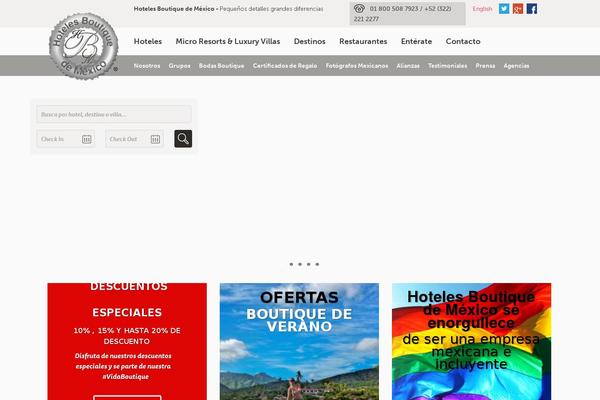 hotelesboutique.com site used Hbm