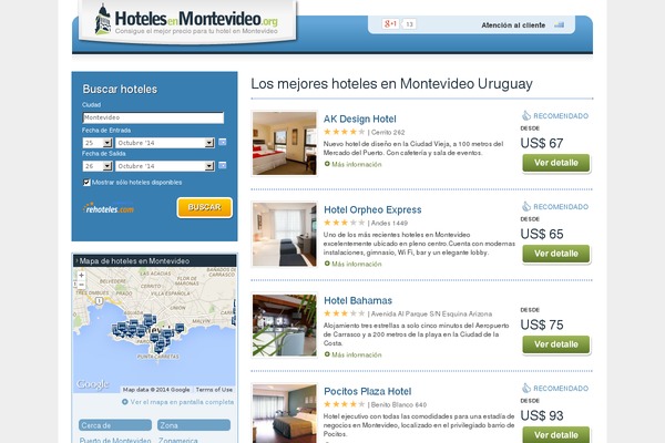 hotelesenmontevideo.org site used Mtg-blogs