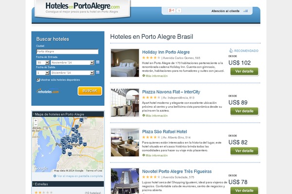 hotelesenportoalegre.com site used Mtg-blogs