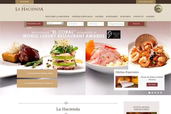 hoteleslahacienda.com site used Lahacienda