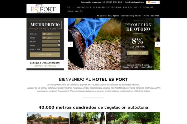 Falcon theme site design template sample