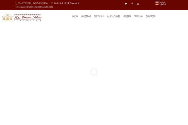 Resort theme site design template sample