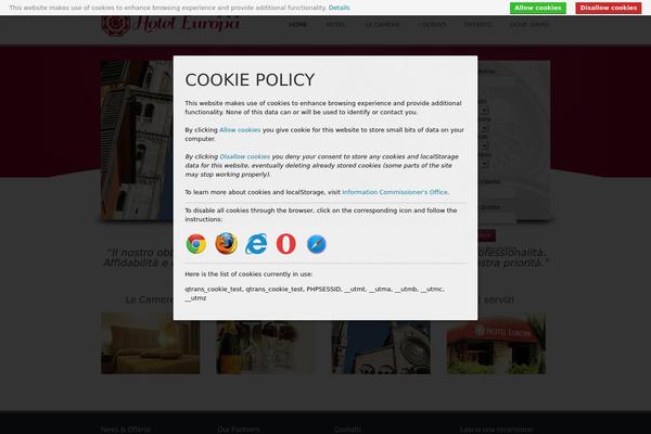 Hermes theme site design template sample