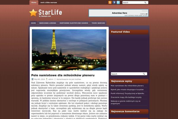 StarLife WordPress theme, websites list used StarLife theme StarLife theme websites examples