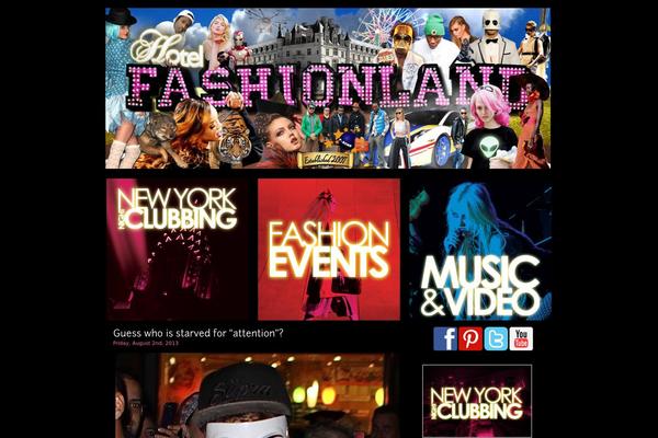 New-york theme site design template sample