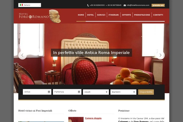 Soho Hotel theme site design template sample
