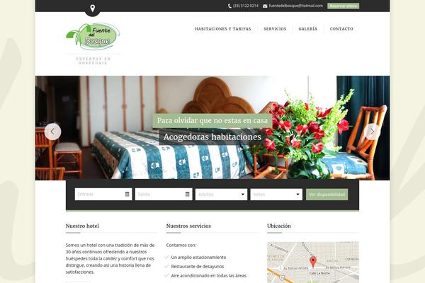Soho Hotel theme site design template sample