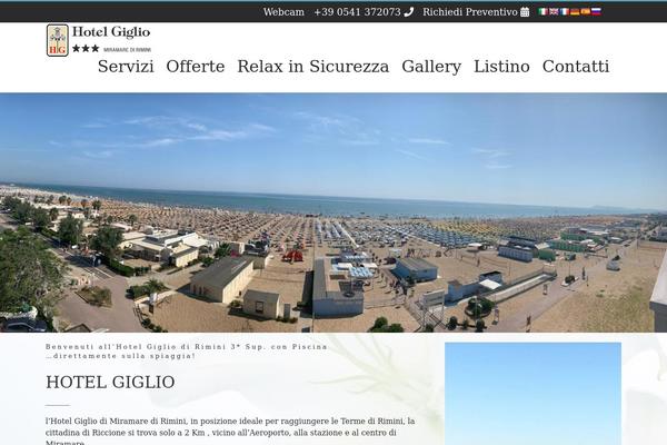Hg theme site design template sample