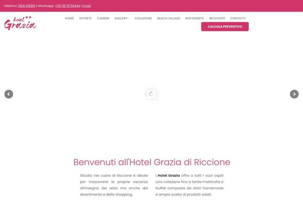 Stack theme site design template sample