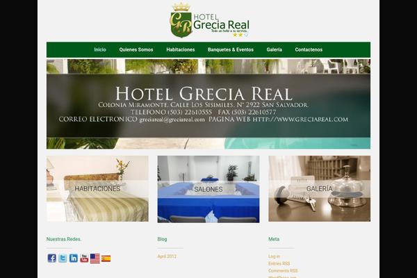 Reception theme site design template sample