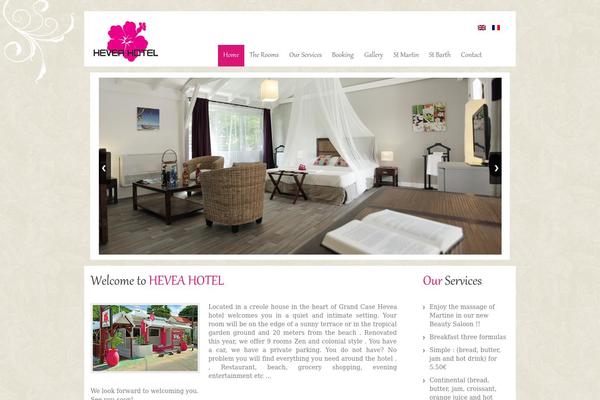 Hotel theme site design template sample