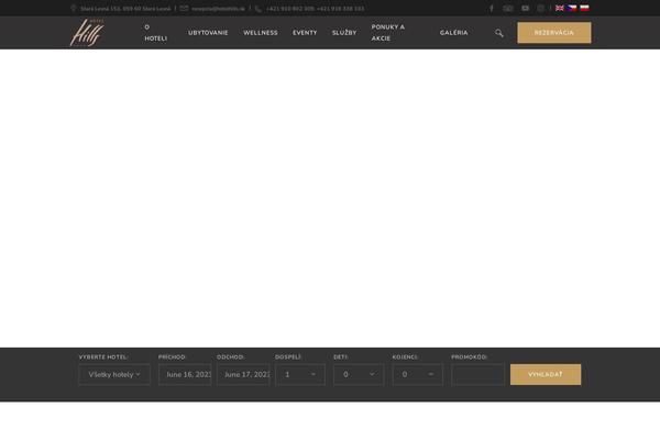 Site using Mkdf-hotel plugin