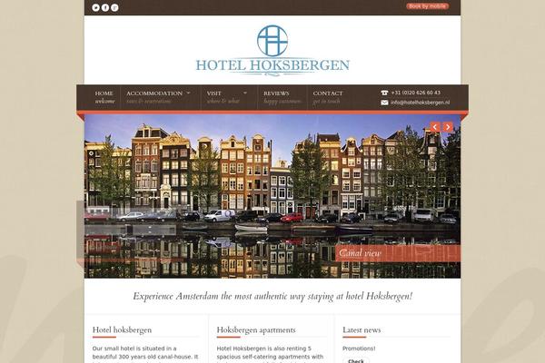 Nice Hotel theme site design template sample