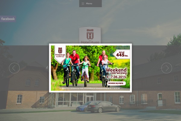 hotelhugo.pl site used Hugo