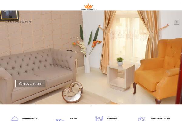 Site using Motopress-hotel-booking-lite plugin