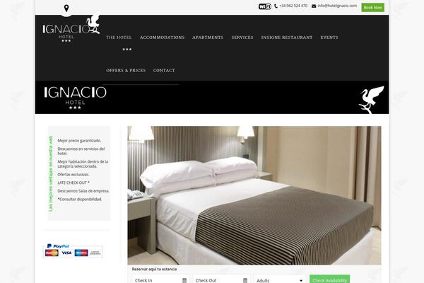 Soho Hotel theme site design template sample