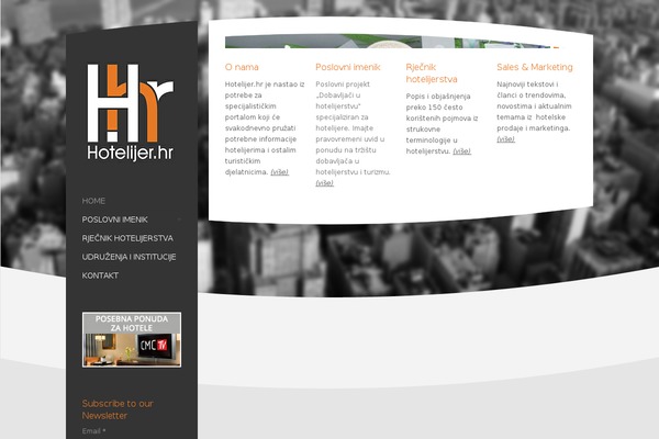 Local News theme site design template sample