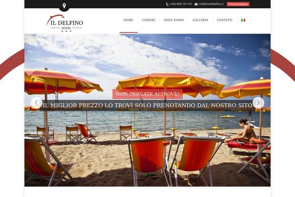 Soho Hotel theme site design template sample