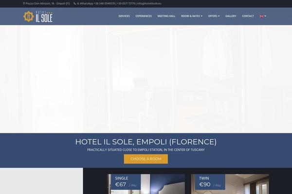 Hillter theme site design template sample