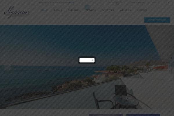 Hotel-wp-child theme site design template sample