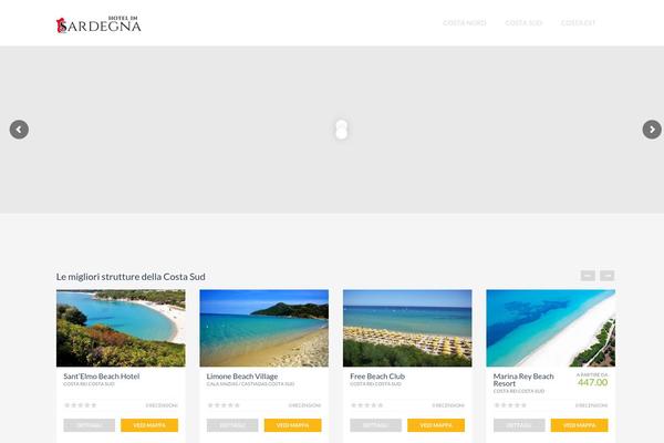 Travelo theme site design template sample