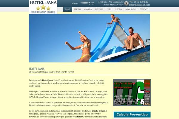Paradisehotel theme site design template sample