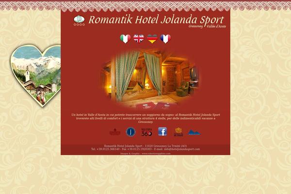 Hotel theme site design template sample