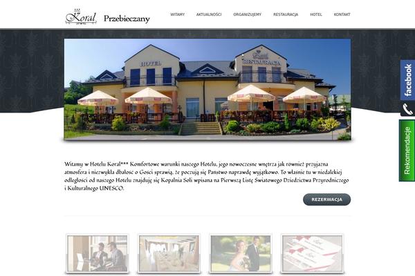Proton theme site design template sample