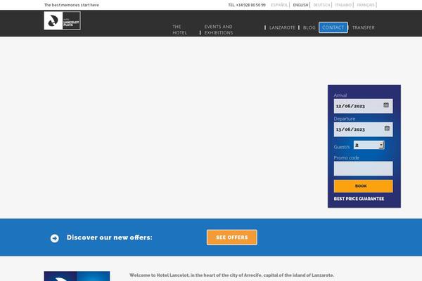 hotellancelot.com site used Lancelot