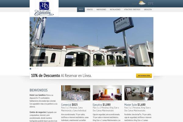 Paradisehotel theme site design template sample