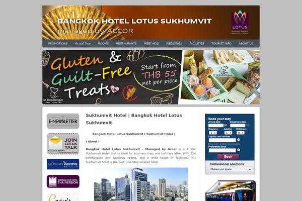hotellotussukhumvit.com site used Custom Community Pro