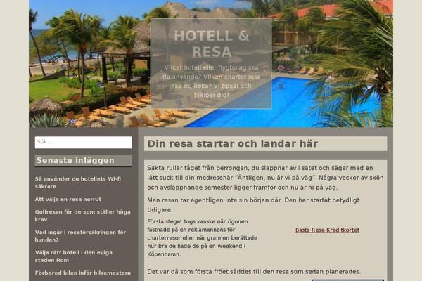 Blog Fever theme site design template sample