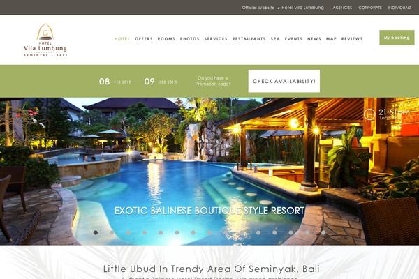 Flashlight theme site design template sample