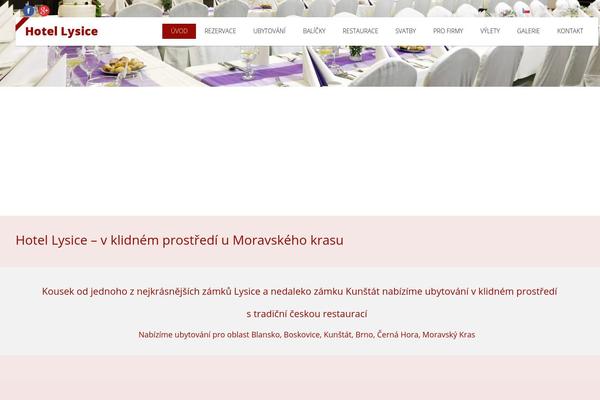 Hoteliour theme site design template sample