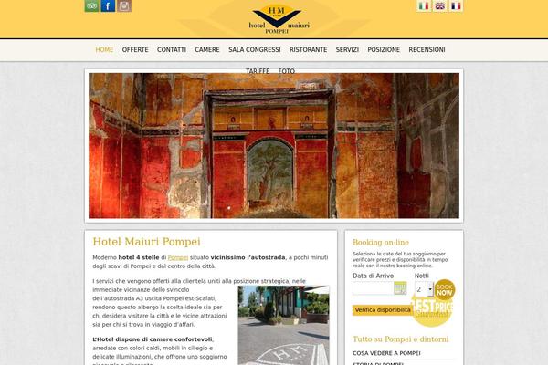 Maestro theme site design template sample