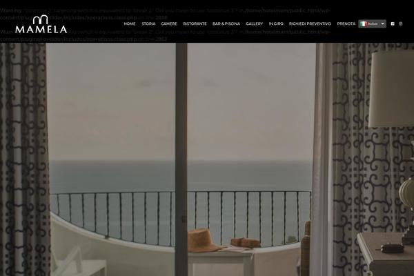Site using Wp-hotel-booking plugin