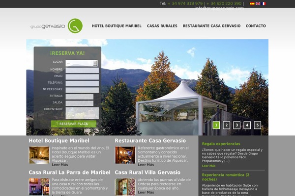 hotelmaribel.es site used Gervasio