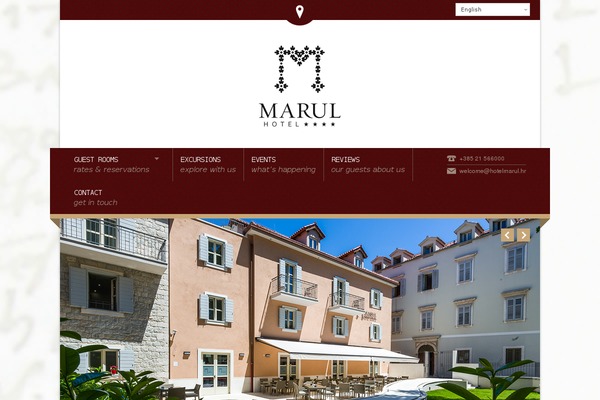 Nice Hotel theme site design template sample